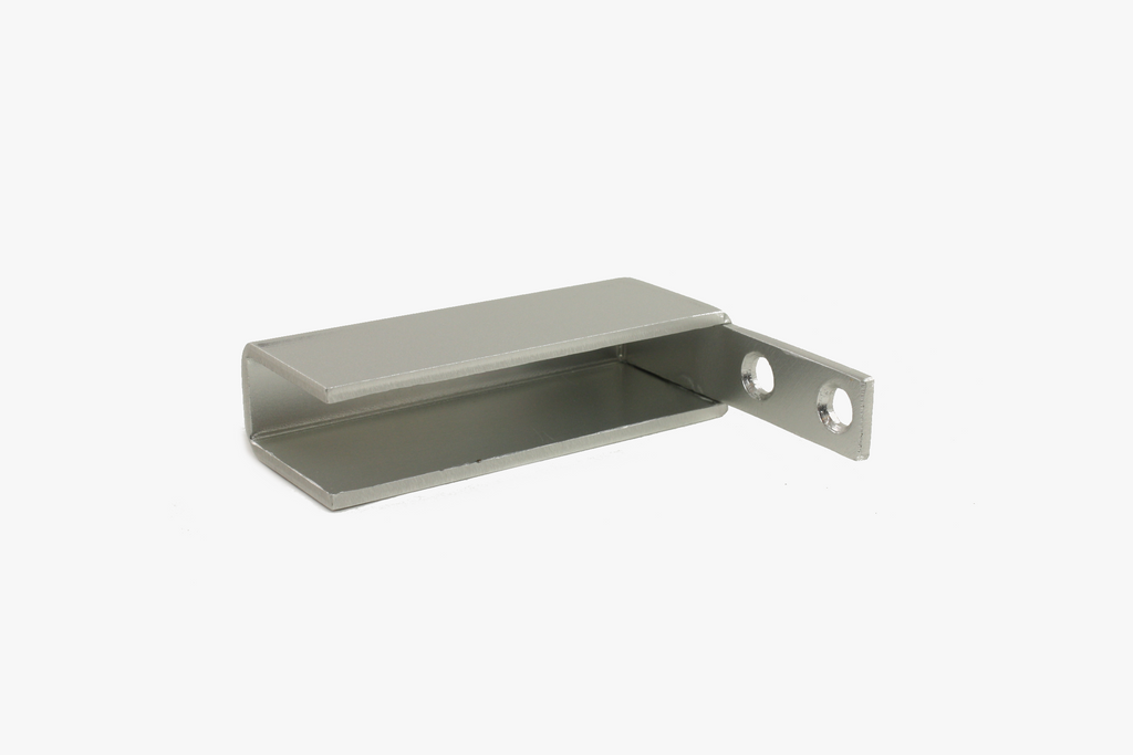 End termination for 1" x 1 1/2" aluminum structural top cap