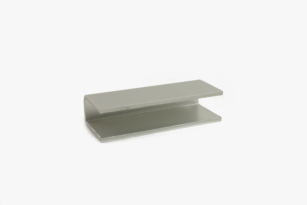 In line connector for 1" x 1 1/2" aluminum structural top cap