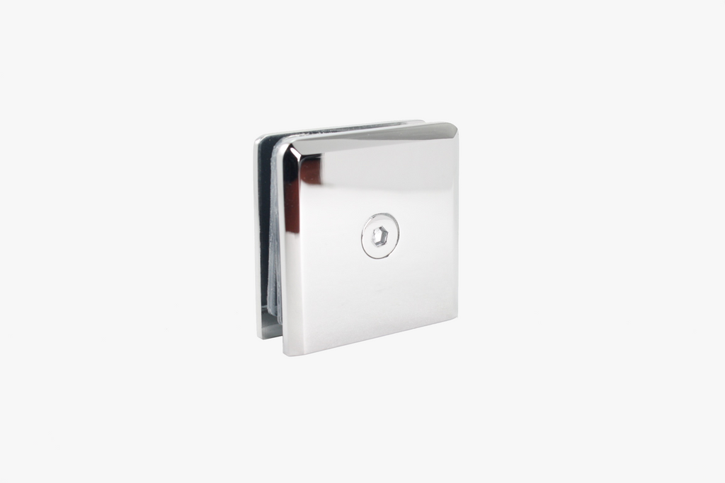 Bevelled edge wall clamp