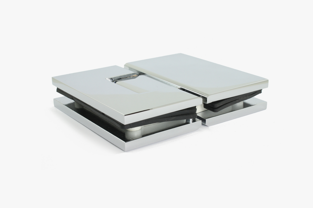 Heavy duty square edge 180 degree hinge for shower doors (Vienna Style)