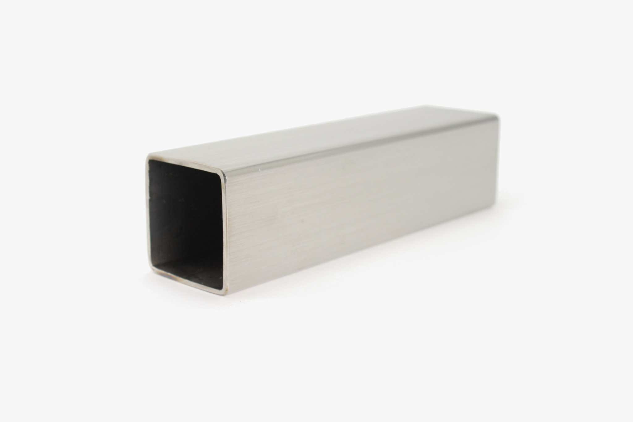 Square handrail tubing - Brushed stainless steel