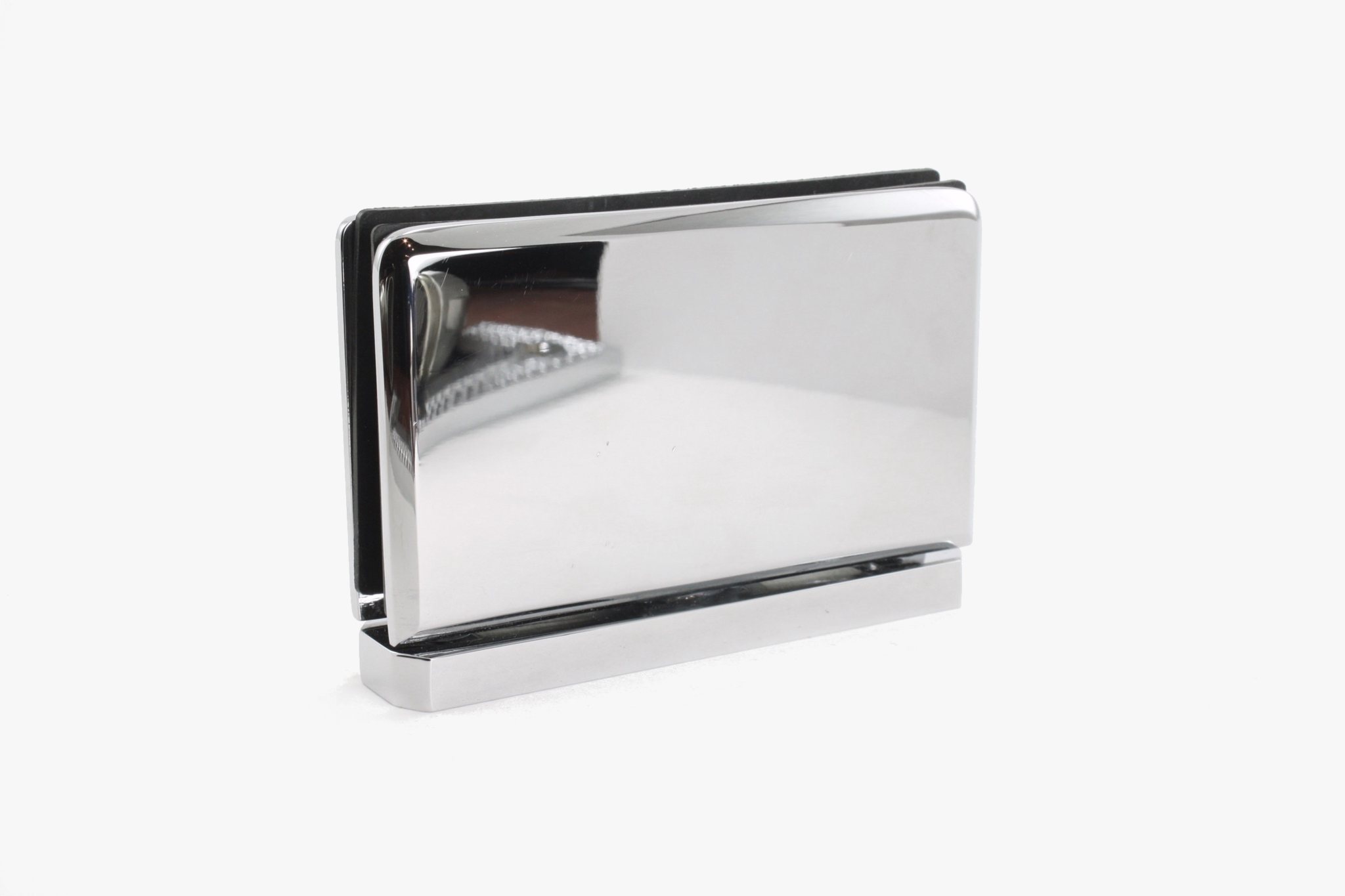 Heavy duty bevelled edge curb mount pivot hinge for shower doors (Prima Style)